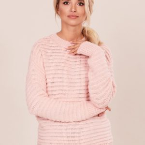 Wholesale Women's Light Pink Sweater