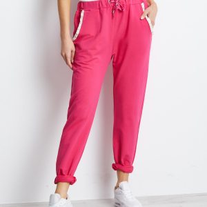 Wholesale Pink sweatpants with applique