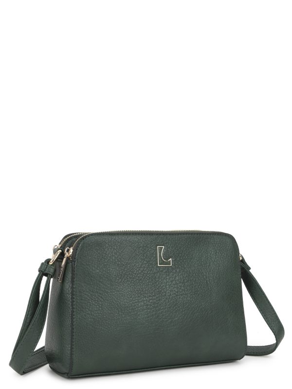 Wholesale Green Messenger Bag with LUIGISANTO Zipper