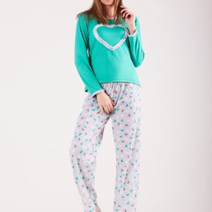 Wholesale Green Patterned Women's Pyjamas