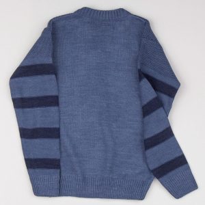 Wholesale Light Blue Striped Boy's Sweater