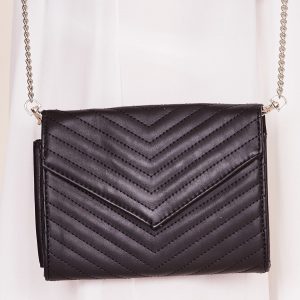 Wholesale Black clutch bag on a chain