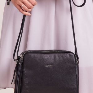 Wholesale Black Leather Messenger Bag