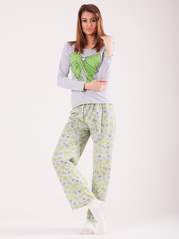 Wholesale Green Women's Printed Pyjamas