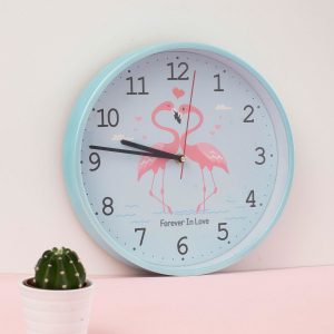 Wholesale Light Blue Wall Clock