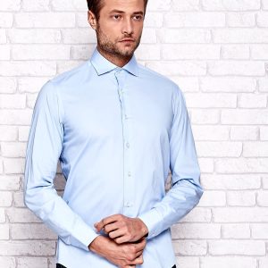 Wholesale CERRUTI Men's Light Blue Shirt