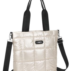 Wholesale Beige shopper bag with LUIGISANTO handles