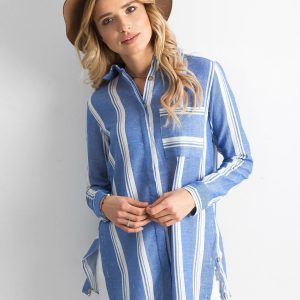 Wholesale Blue Striped Shirt