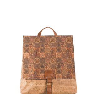 Wholesale Light Brown Women's Patterned Backpack
