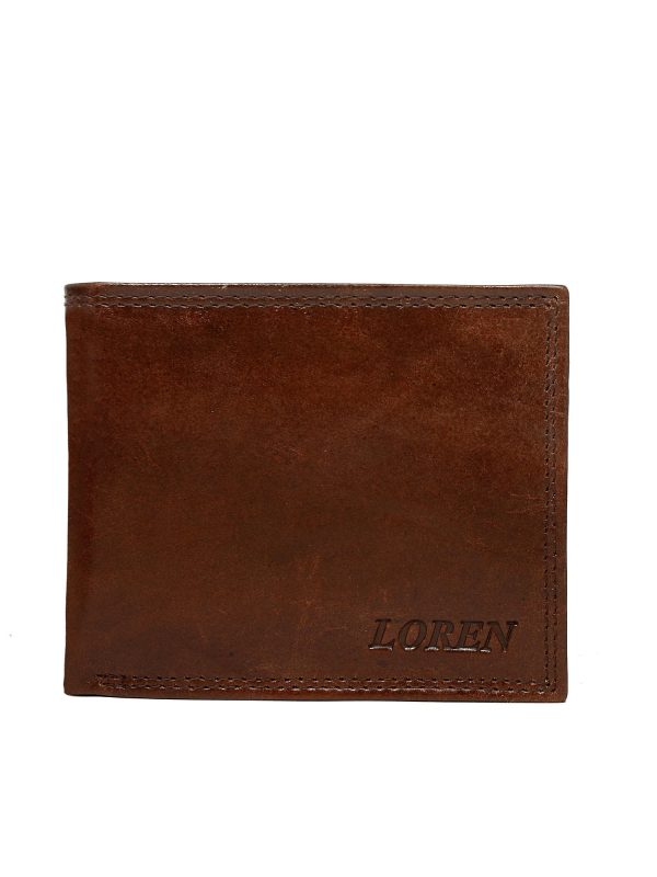 Wholesale Men's Brown Genuine Leather Wallet