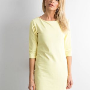 Wholesale Light Yellow Cotton Dress