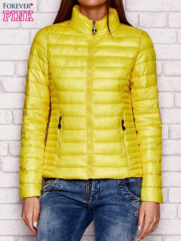 Wholesale Quilted Transition Jacket Yellow