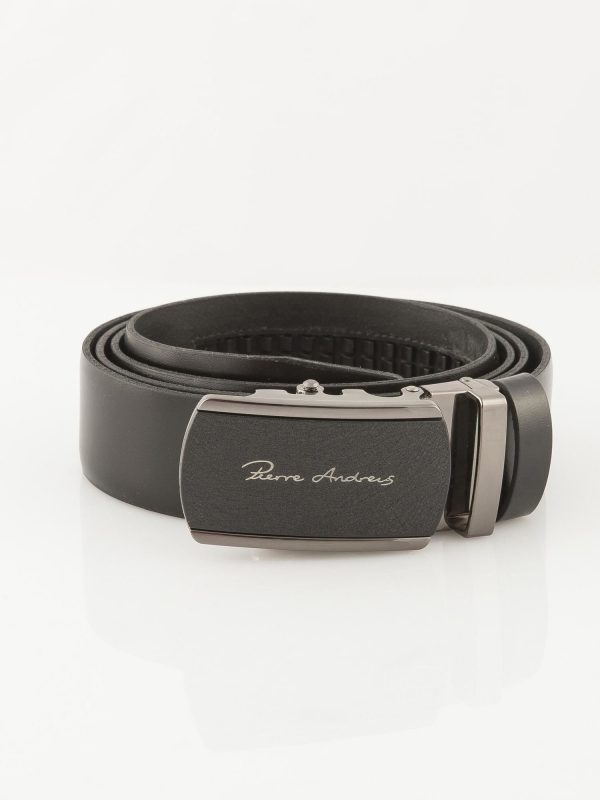 Wholesale Black Mens Belt With Decorative Buckle