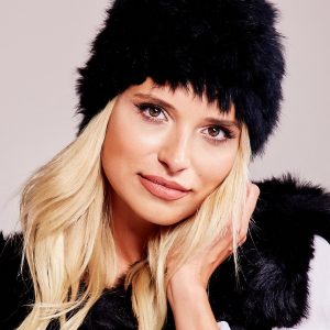 Wholesale Black faux fur hat