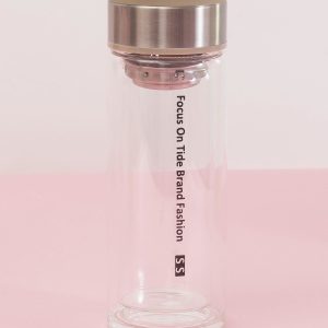 Wholesale Beige Glass Bottle With Strainer