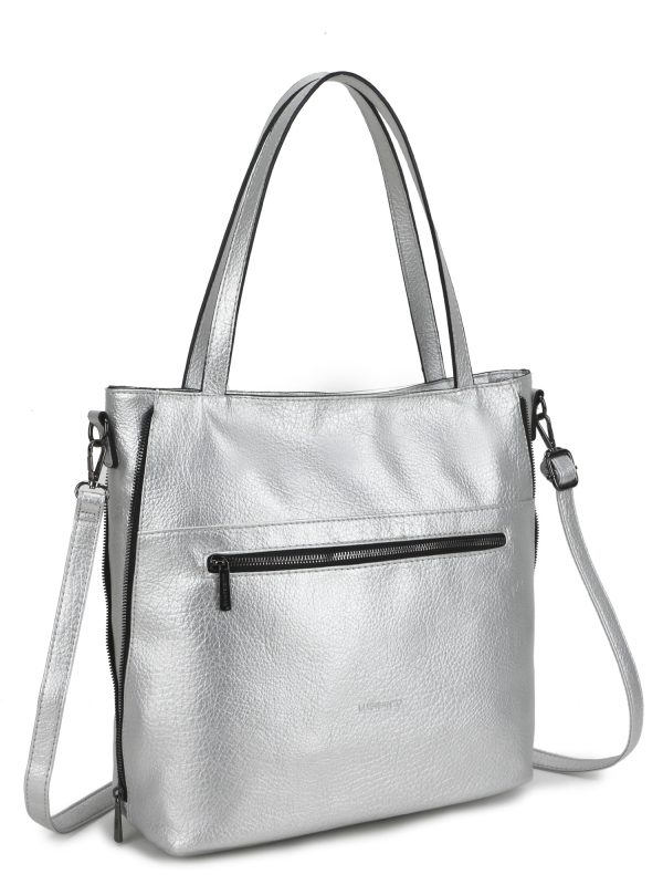 Wholesale Silver original LUIGISANTO shopper bag