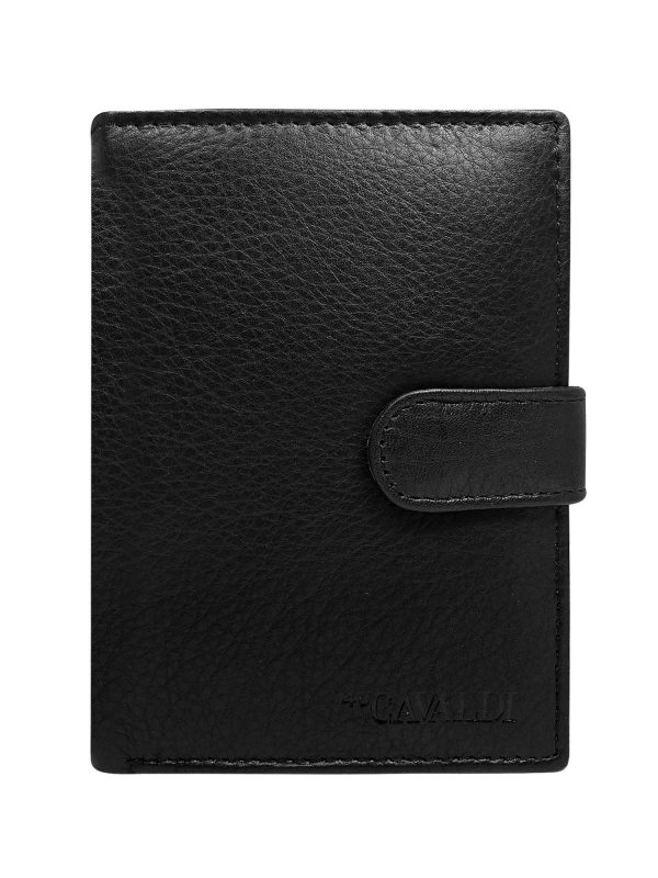 Wholesale Black Men's Flip Leather Wallet