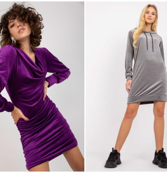 Velour women’s dresses wholesale – you must have them