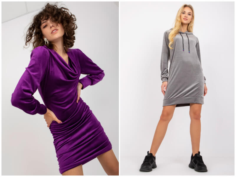 Velour women’s dresses wholesale – you must have them