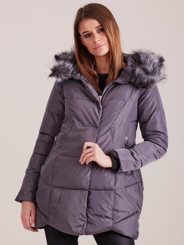 Wholesale Women's Graphite Winter Jacket