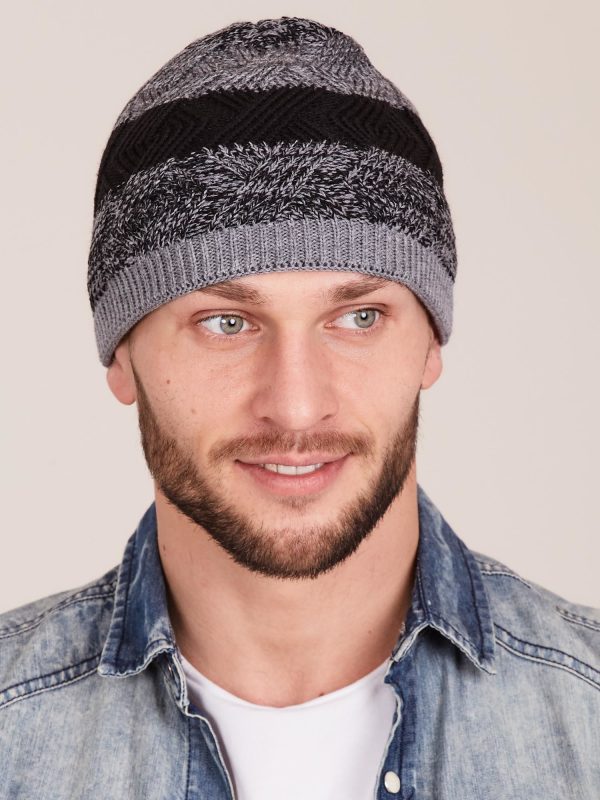 Wholesale Gray Men's Winter Hat