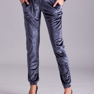 Wholesale Grey velour pants