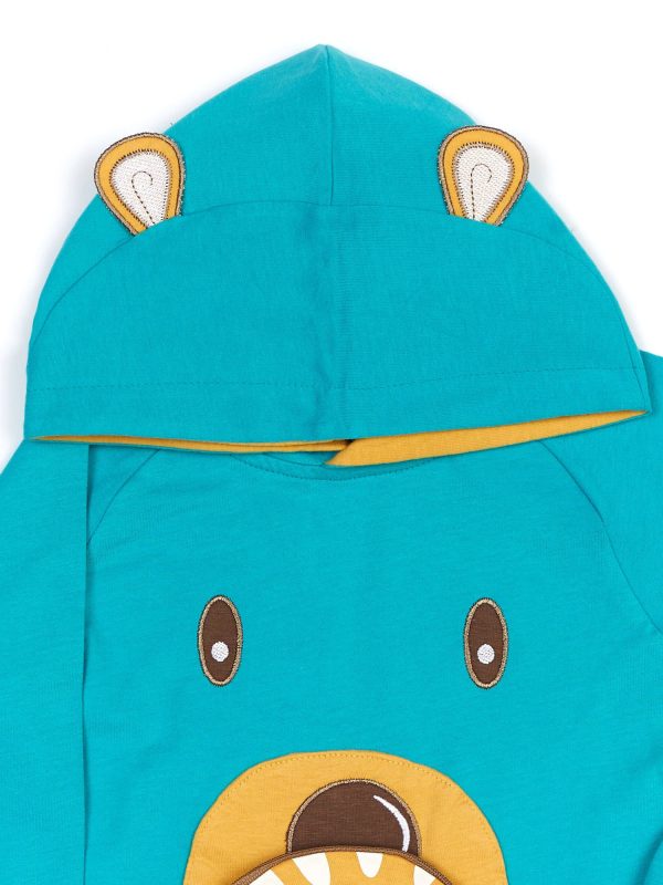 Wholesale Turquoise Hoodie for Boy