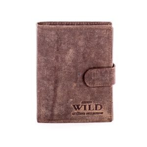 Wholesale Men's wallet brown genuine leather