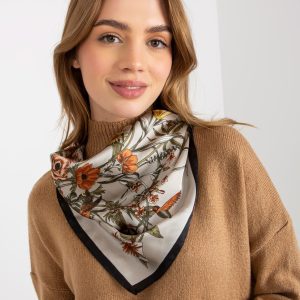 Wholesale Grey Women's Floral Scarf