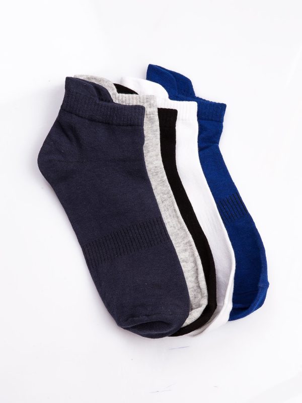 Wholesale Men's Short Socks 5-Pack