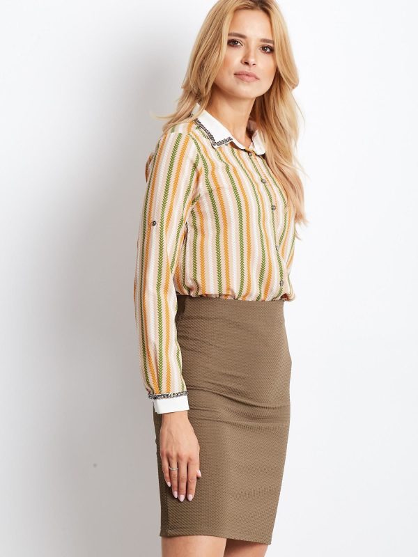 Wholesale Khaki pencil skirt for women