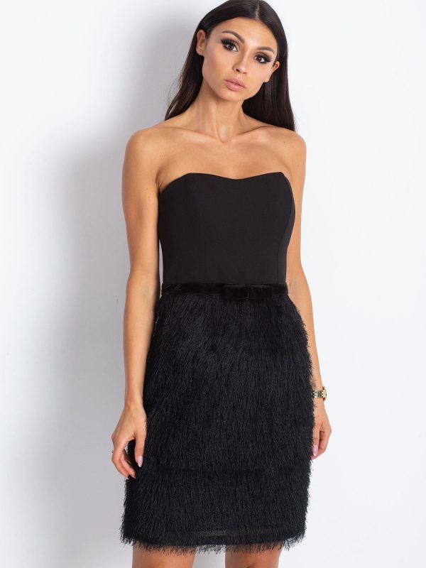 Wholesale Black fringe dress