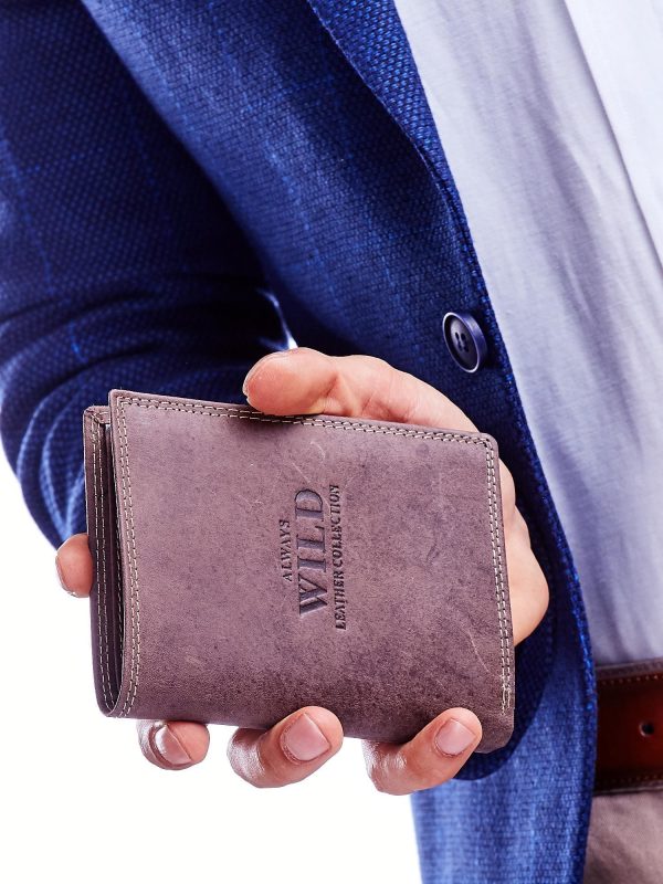 Wholesale Brown Wallet For Men Leather With Embossing