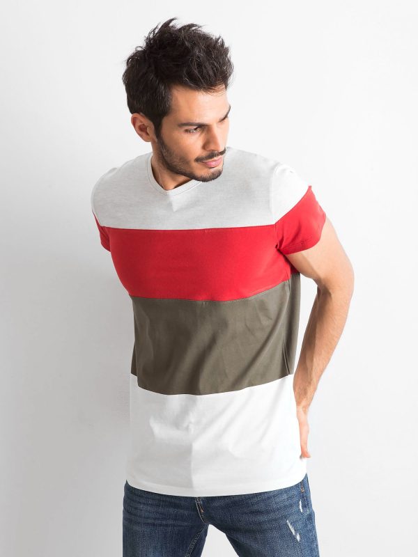 Wholesale Men's T-shirt with wide belts