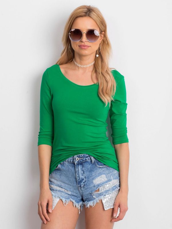 Wholesale Green blouse for women basic