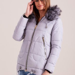 Wholesale Grey women's jacket for winter