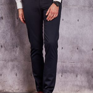 Wholesale Navy blue pants for men in delicate pattern