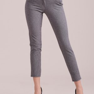 Wholesale Grey trousers with fine pattern