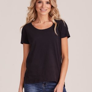 Wholesale Black Women's Smooth T-Shirt