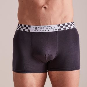 Wholesale Dark grey boxer shorts for a man