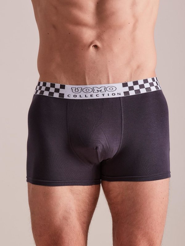 Wholesale Dark grey boxer shorts for a man