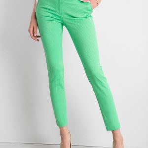 Wholesale Green Straight Fit Women's Pants