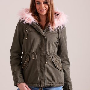 Wholesale Khaki short insulated parka