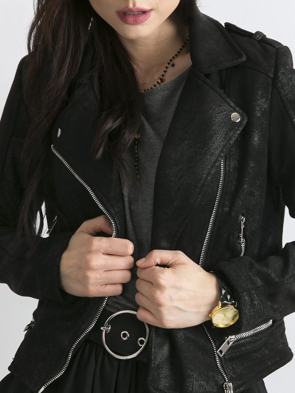 Wholesale Women's black short jacket