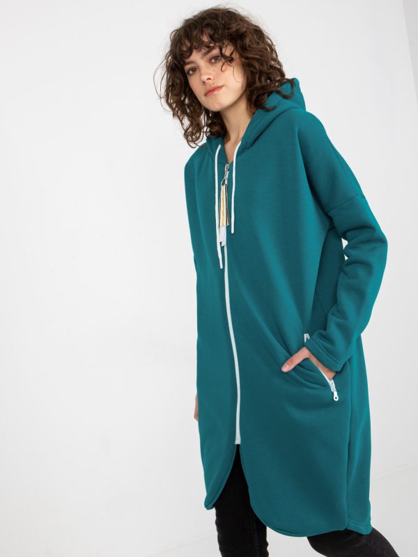 Wholesale Sea long sweatshirt basic zipper Stunning