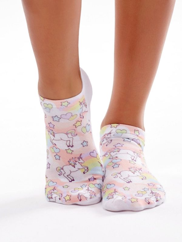 Wholesale Colorful women's feet in pastel unicorns