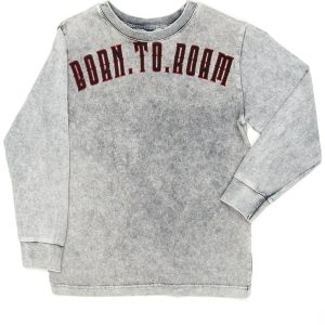 Wholesale Gray boys' blouse with print on both sides