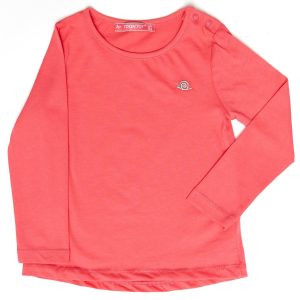 Wholesale Coral Plain Girls' Blouse