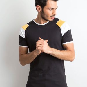 Wholesale Black Men's Cotton T-Shirt