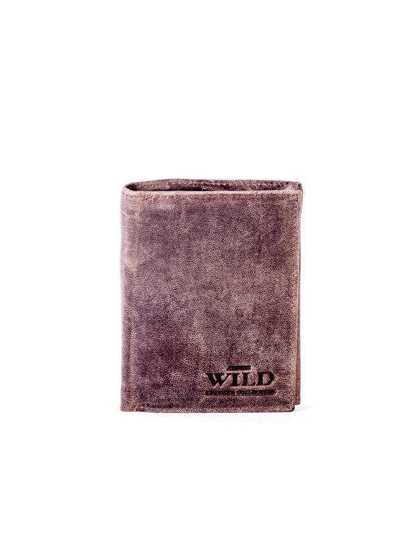 Wholesale Genuine leather wallet men brown